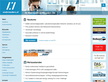Tablet Screenshot of onderzoekers.nl